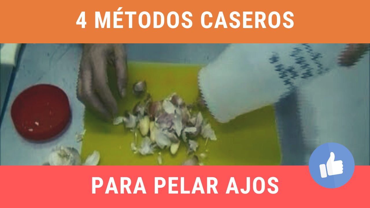 4 métodos para pelar ajos de forma fácil y casera