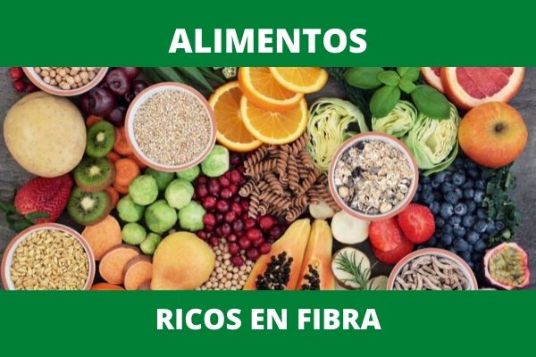 Alimentos ricos en fibra